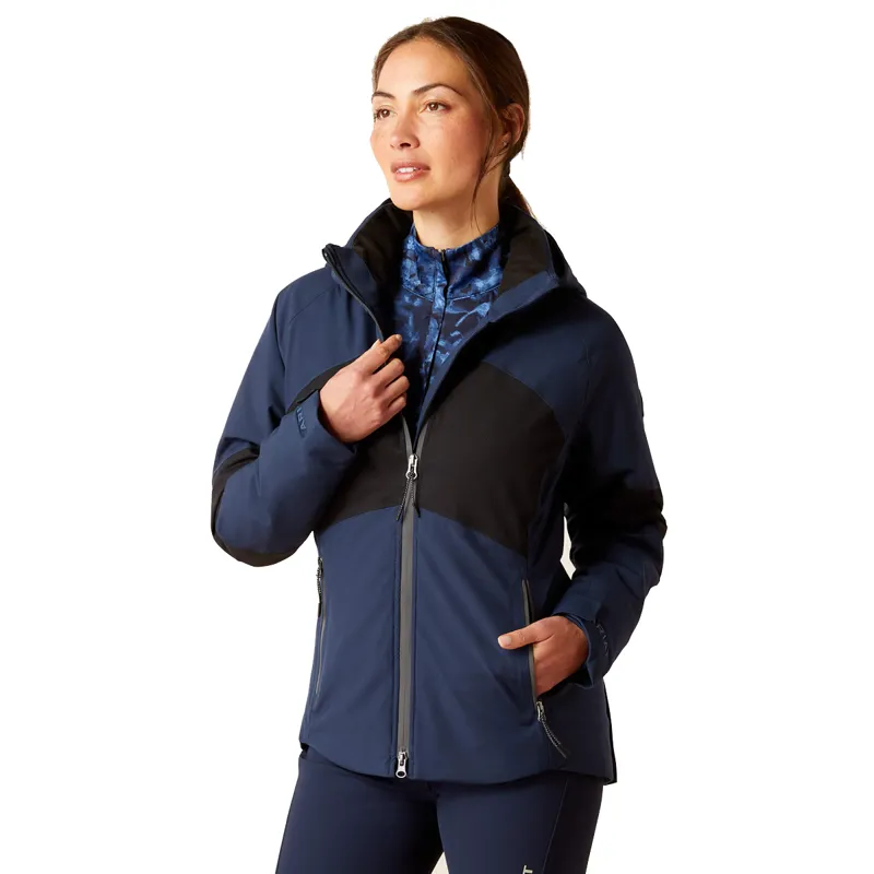 Ariat Women's Valor Waterproof Jacket - Navy Colorblock